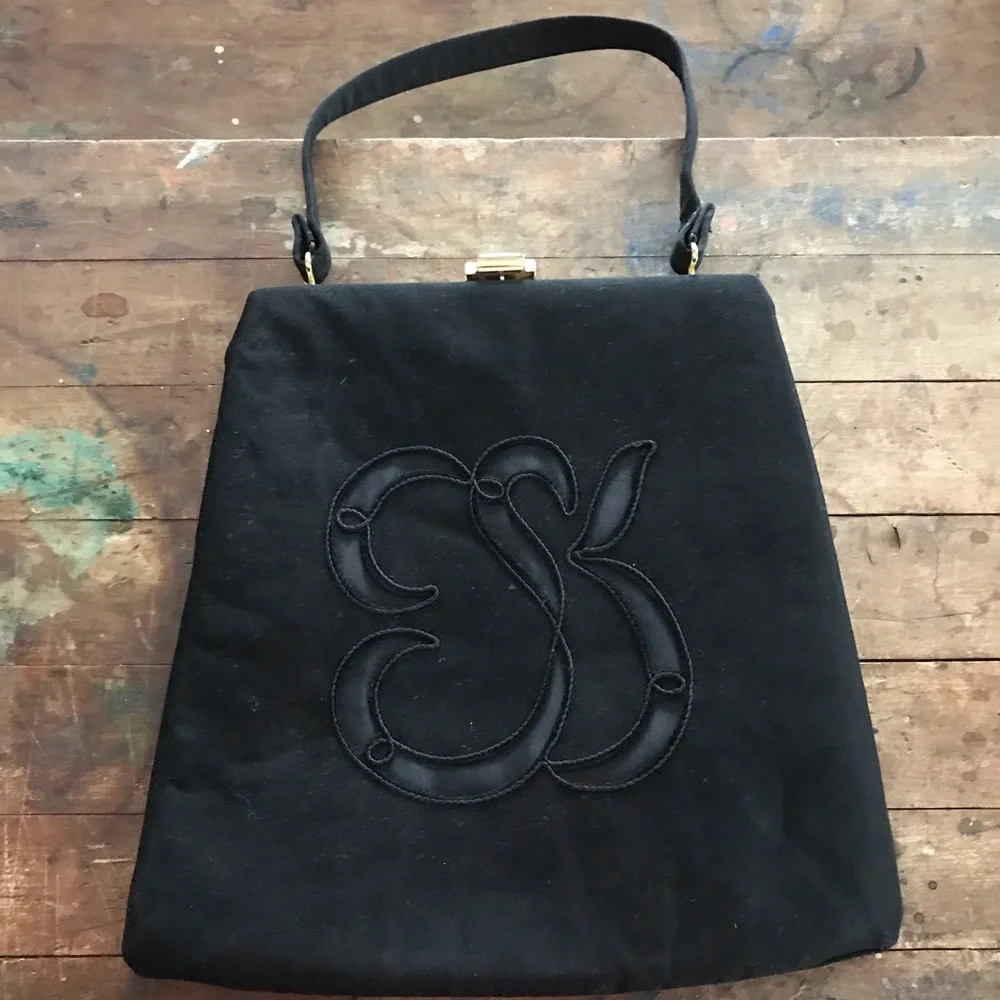 Vintage black handbag